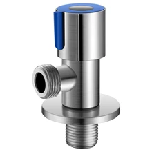 Нержавеющая сталь горячей и холодной воды треугольный клапан G1/2 Угловые Клапаны душ сантехника угловой клапан кран воды клапан для туалета кран