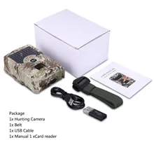 PR200 Trail camera 1080P HD IR светодиодный охотничий фотоаппарат водонепроницаемый Дикая камера ночного видения фото ловушки Скаутинг дикая природа Motion C