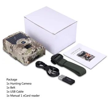 

PR200 Trail Camera 1080P HD IR LED Hunting Camera Waterproof Wildlife Camera Night Vision Photo Traps Scouting Wildlife Motion C