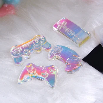 

DIY Game Console Handle Mold Mold Mirror Game Key Chain Silicone Mold Crystal Epoxy Resin for Resin