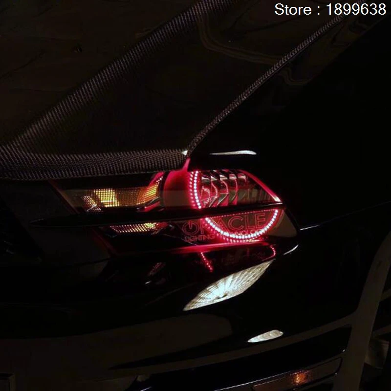 Для ford mustang RGB светодиодный комплект Фар halo angel eyes автомобильные аксессуары для