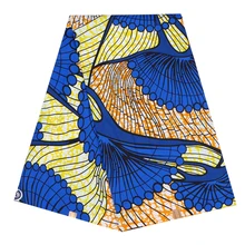 Элегантные африканские принты Анкара батик ткань материал для шитья полиэстер высокого качества настоящий голландский воск 6 ярдов для вечернего платья