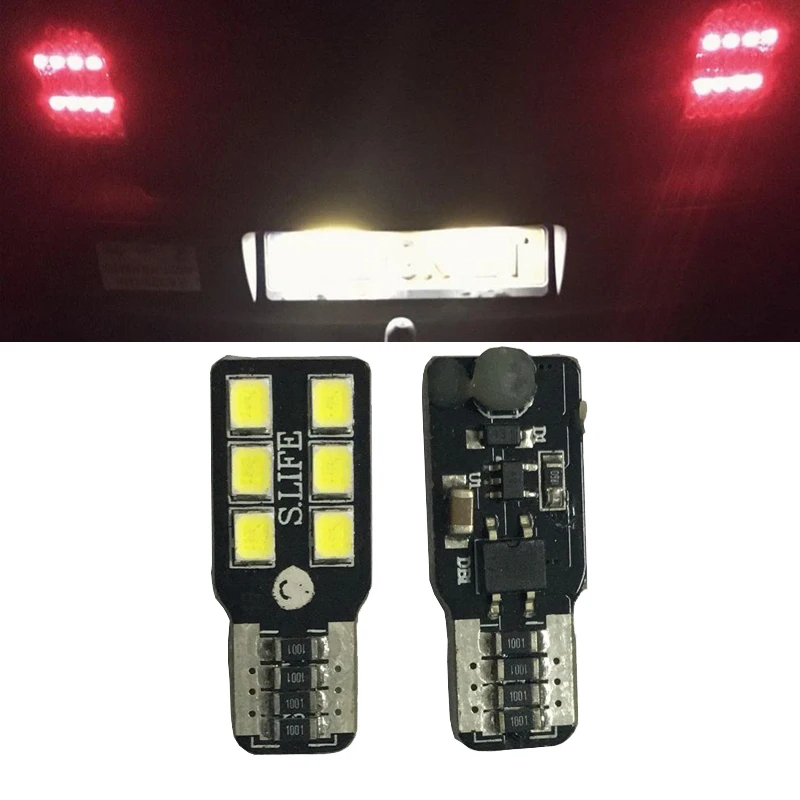 2x Canbus Led T10 Cob номерной знак светильник лампы для Suzuki Swift Jimny Liana Wagon Alto Гранд витара