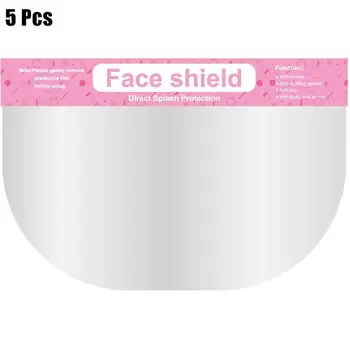 

5Pcs/lot Anti-saliva Children Kids Dust-proof Face Shield Mask Transparent Protective Anti-fog Isolation Mask Face Cover