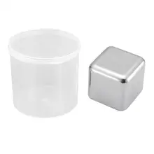 1 шт. 52 мм из нержавеющей стали кубик льда многоразовый квадратный блок льда с коробкой для виски вина напитки пиво сок Мороженое Инструменты