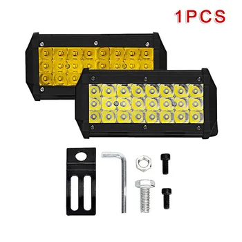 

12V-24V 72W 6.5Inch COB LED Work Light Bar Roof Inspection Work Spotligt Daylight For Off-Road Truck Trailer Boat