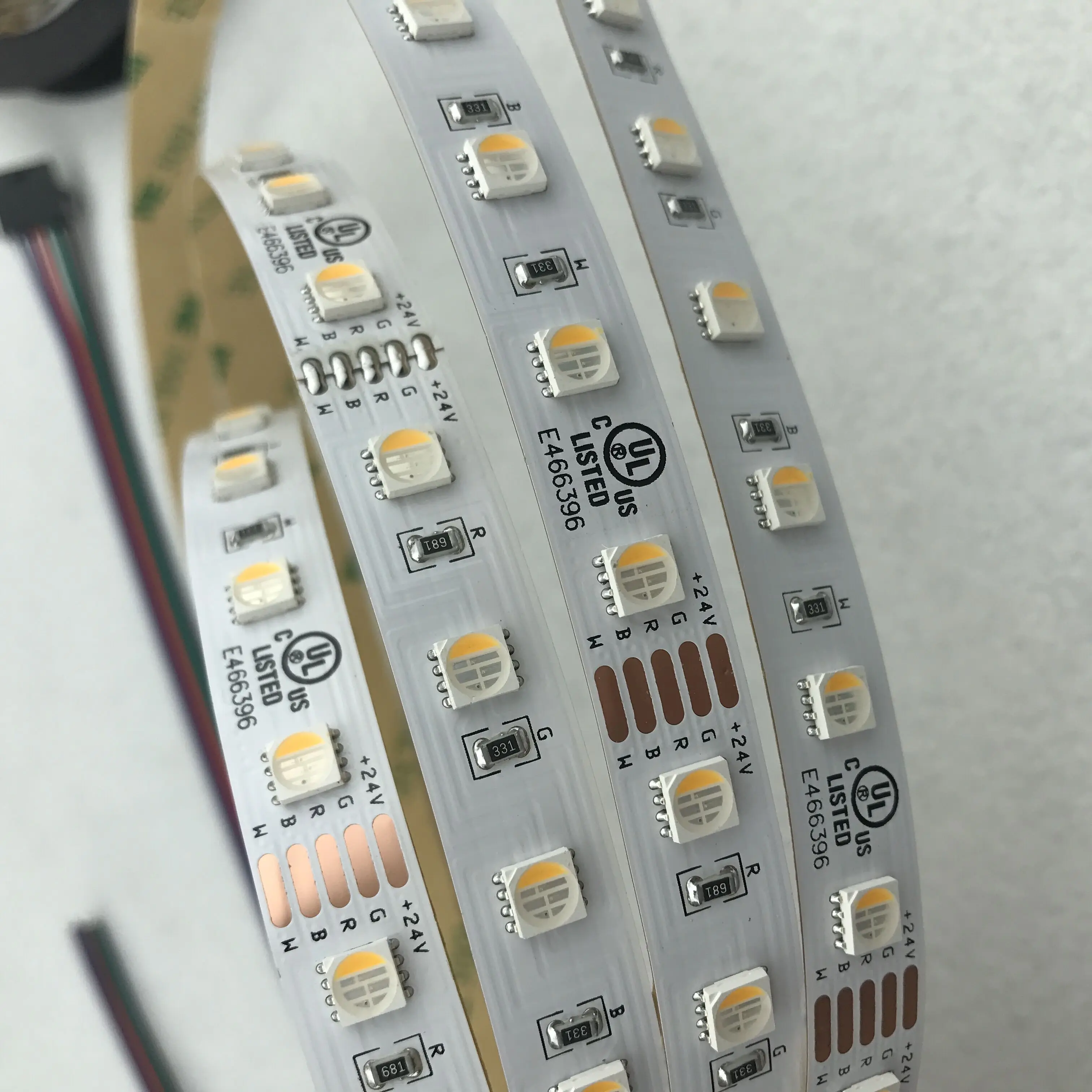 Новая Светодиодная лента 5050 SMD 4 в 1 RGBW (теплый белый) Вход 24 В постоянного тока