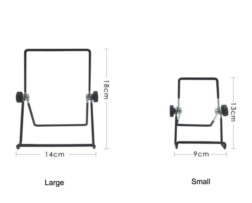 Foldable adjustable metal tablet pc stand holder