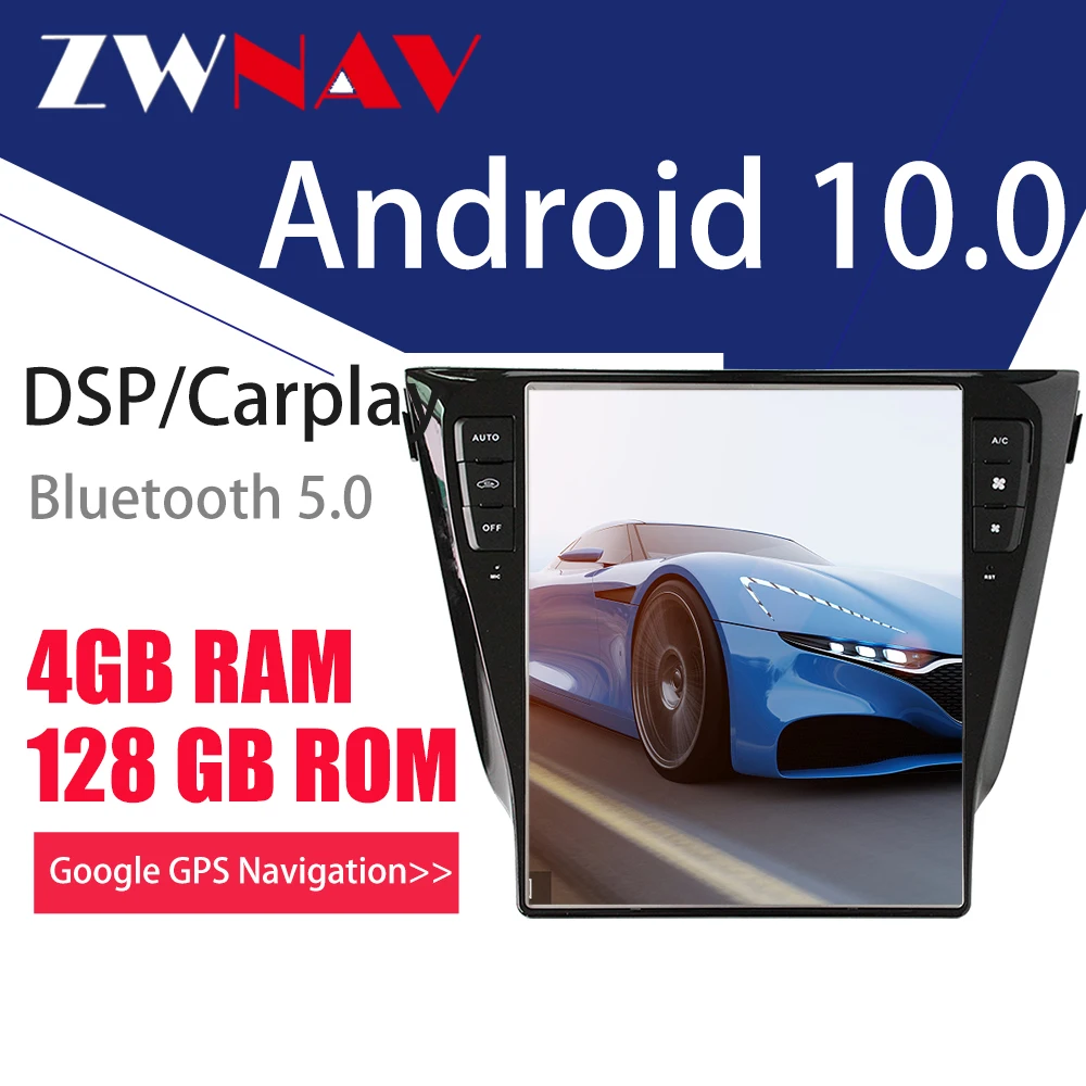 

Android 10 4G128G Tesla Style For NISSAN Qashqai 2013-2019 Car GPS Navigation Stereo Head Unit Multimedia Player Auto Radio