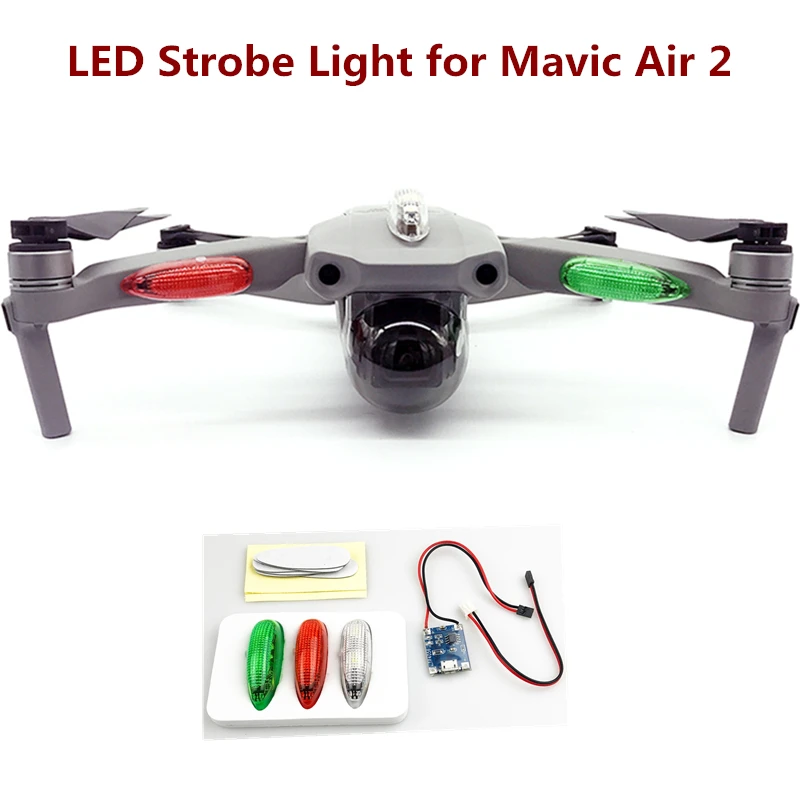 For DJI Mavic Air 2//Mavic Mini//Mavic2 Pro Night Flying Light LED Signal Lamp Kit