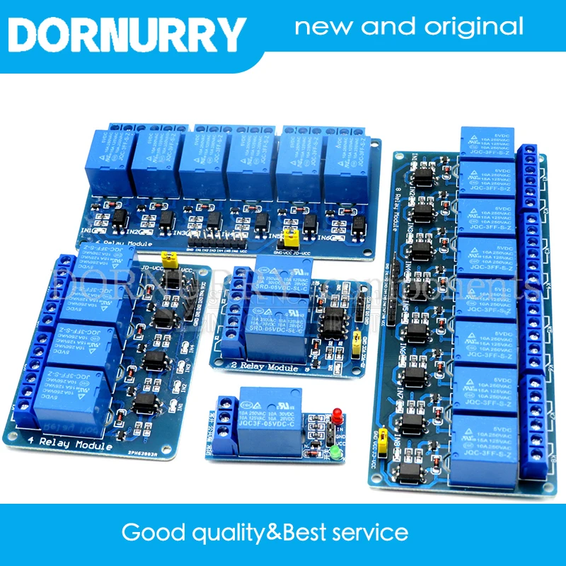 

1PCS 5v 1 2 4 6 8 channel relay module with optocoupler Relay Output 1 2 4 6 8 way relay module for arduino Relays