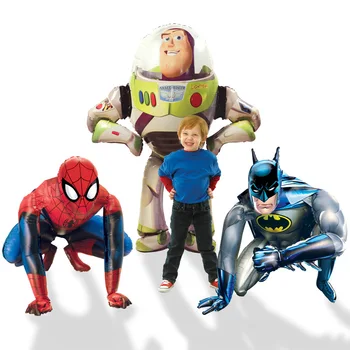 

1set 3D Big Toy Story Foil Balloons Sesome Street Super Hero Balloon Boy Birthday Party Decoration Supplies Children's Gifts