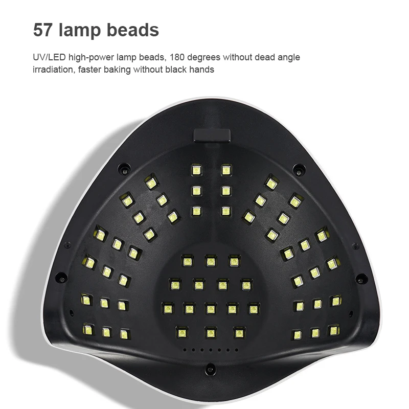 220W Led лампа для лечения Ногтей фен волос набор маникюра инструменты ногтей