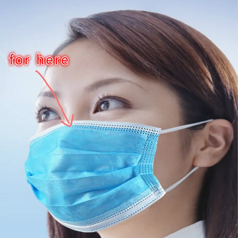 

DIY Disposable masks nose clamp Masks fixed buckle belt buckle DIY Disposable mask Seal buckle 100pcs/lot