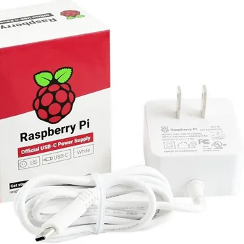 

Raspberry Pi 4 Power Supply USB-C RPi 4 Model B Official PSU USB Type C power adapter 5.1V 3A Raspberry Pi kit Accessory