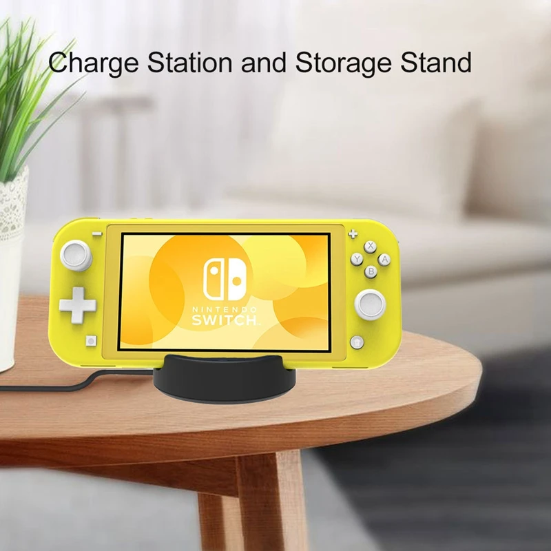 

BESTPortable Charging Dock Station with 2 Ports USB Charger Stand for Nintendo Switch Lite Game Console and Game Controller
