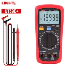 UNI-T UT39E + cyfrowy multimetr True Rms AC DC ręczny miernik wysokiej precyzji 1000V 2000μF miernik pomiaru pojemności