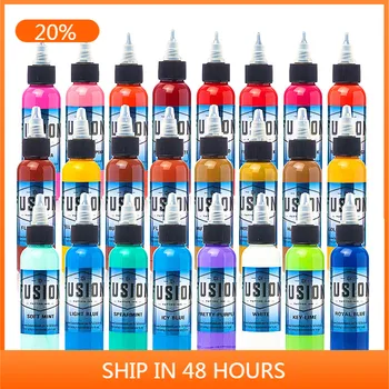 

NEW Fusion 16 Color Tattoo Ink Set Pigment Permanent Tattoo Ink Tattoo Supplies 30ml Set