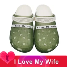 I LOVE MY WIFE; Сабо; Mmassage zapatos de hombre; футбольная обувь; мужские мягкие повседневные сандалии; raks Spor Ayakkabi Erkek capcie