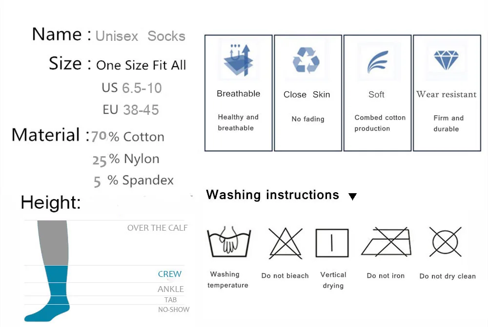 Men socks Travis Scott Skate Crew Socks Men Sport Travis Scott Cactus Jack Bandanas Socks Streetwear Hip Hop gifts for men