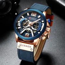 Curren Mens Watches Top Brand Luxury Chronograph Waterproof Led Digital Watch Men Naviforce Men Watches Quartz Relogio Masculino