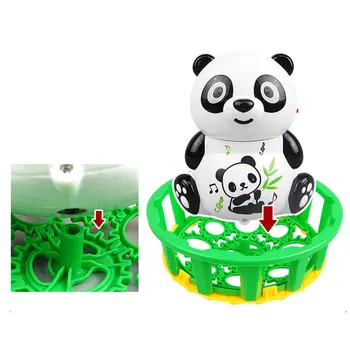 

Children’s Panda Chicken Toys Cartoon Light Music Electric Dazzle Dance 360 Degree Rotation Holiday Gifts Toy