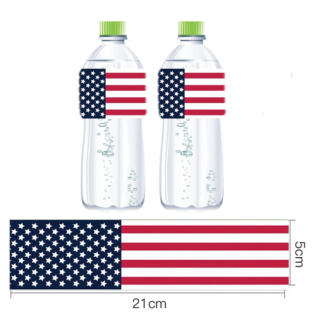 American Flag Water Bottle 4th of July Water Bottles USA Water