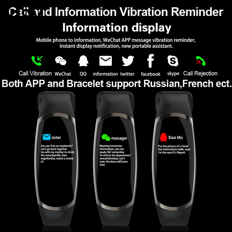 Умный Браслет R16 Android IOS пульсометр монитор сна кровяное давление фитнес-трекер Водонепроницаемый цветной экран спортивный ремешок