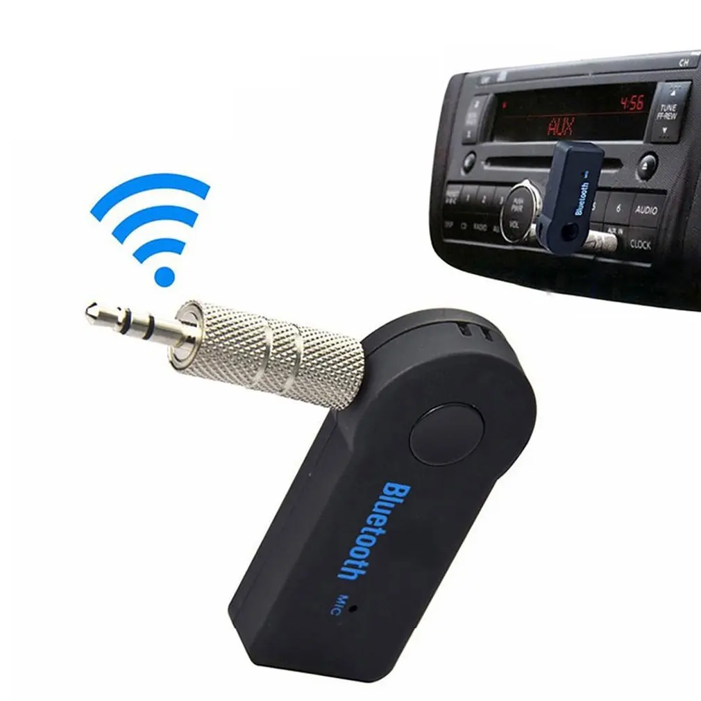 Rovtop Mini 3,5 мм разъем AUX аудио MP3 музыка Bluetooth приемник автомобильный комплект Беспроводной Громкая Связь Динамик адаптер для наушников