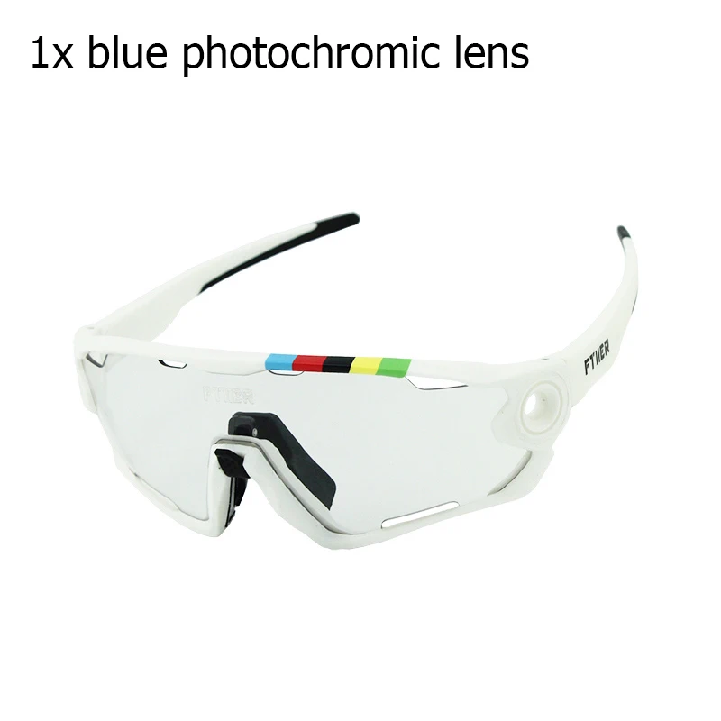Стиль велосипедные очки с Helmetes фотохромные UV400 MTB велосипед езда TR90 спорт на открытом воздухе поляризованные очки - Цвет: 1 blue photochromic