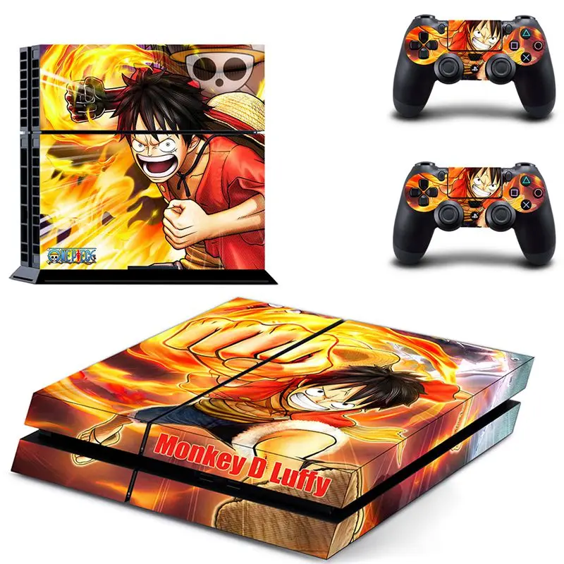 NO.11 Наклейка s Аниме one piece PS4 наклейка для sony Playstation 4 PS4 Консоль защитная пленка и контроллер наклейка для PS4 aeeeeosy - Цвет: NO.11