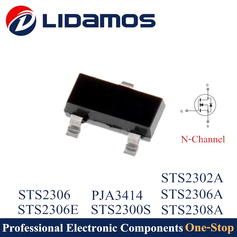 3000PCS 20V 30V STS2302A STS2308A STS2306 STS2306A STS2300S STS2306E PJA3414_R1 SOT23 Made in China High quality Mosfets | Электроника