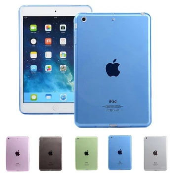 

For iPad 2 3 4 Case For iPad mini 1 2 3 Silicone Shockproof Transparent soft TPU Shell Tablet Back Cover For ipad 2 ipad 3 Bag