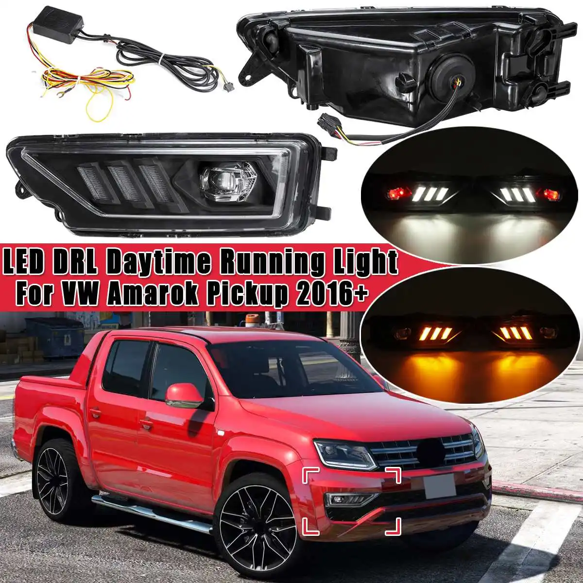  Exterior Auto Lamps Rear LED Light Tail Lamp With Turn Signal Feature For VW for Amarok V6 2009-19 