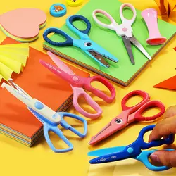 Deli 2 шт. детский мультяшный универсальный нож для рисования ножницы для бумаги школьная бумага для скапбукинга DIY самодельный дневник