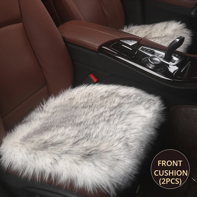 

AUTOYOUTH Car Seat Cushion Car Seat Covers Winter Plush Warm and Skin-friendly For Car Office Chair Front Pad Warm For Winter