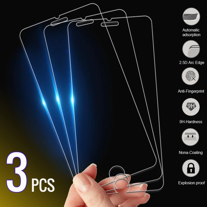 3 шт. защитная пленка для iPhone 11 Pro Max X XR XS 8 7 6 6S Plus 5 | Мобильные телефоны и аксессуары