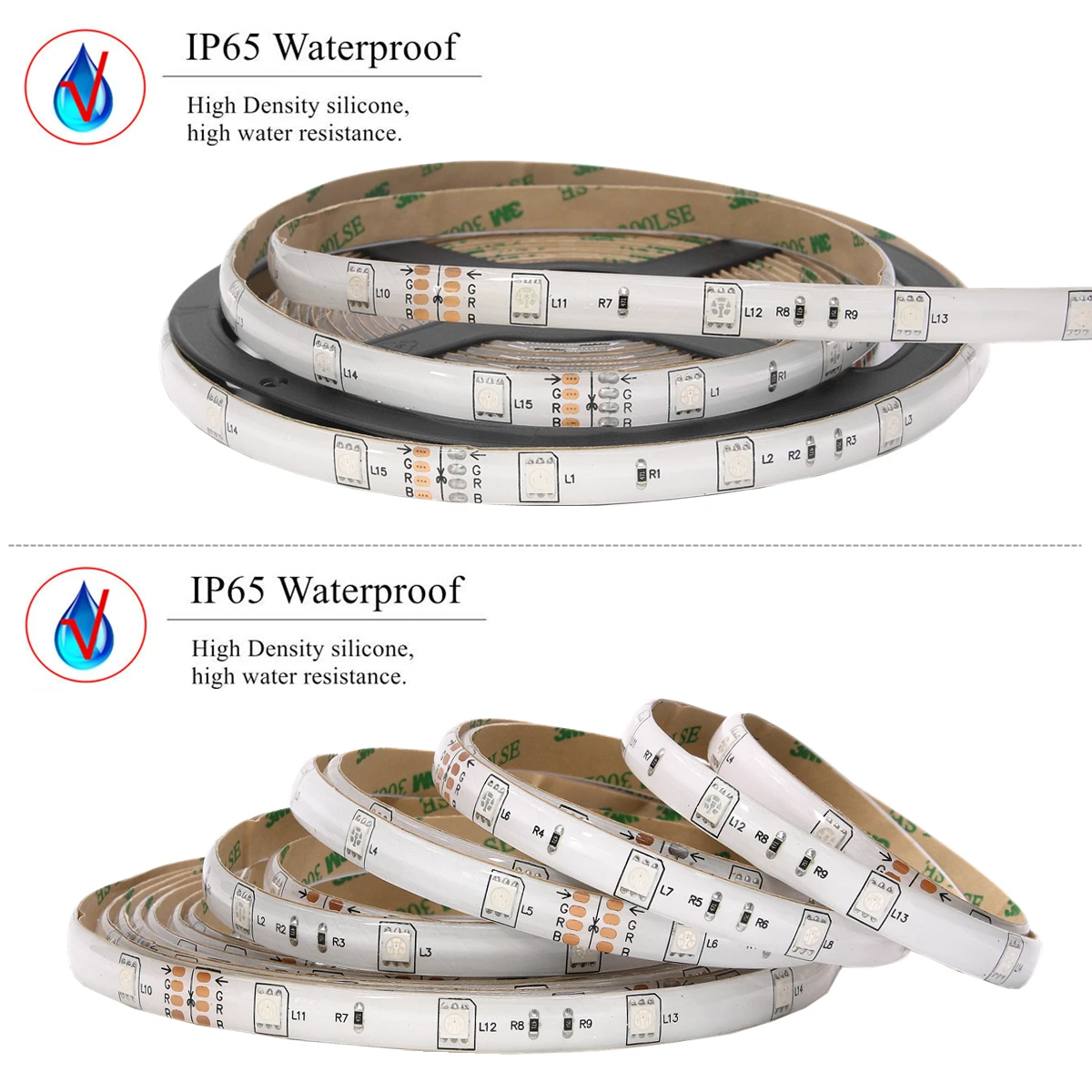  15M WiFi LED Strip Light RGB Tape Diode Neon Ribbon tira fita SMD 5050 30M Flexible Light String Wi - 4000075468375