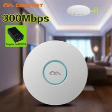48 в POE, 3 шт., COMFAST 300 Мбит/с Крытый WiFi беспроводной AP 802.11b/g/n открытый DD WRT wi fi точка доступа удлиннитель маршрутизатора