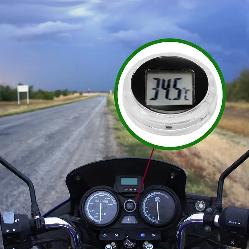 Мини мотоцикл цифровой термометр Цельсия водонепроницаемый Кронштейн для мотоцикла цифровой термометр Мото Аксессуары