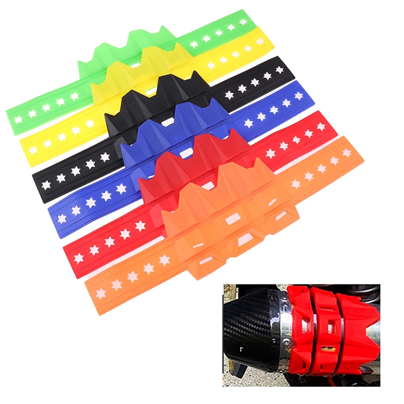 

Motorcycle Silencer/Round Oval Moto Exhaust Muffler Protector Cover Can