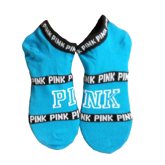 Hot Motion Socks Pink Socks New Unisex Cotton Mix Random Harajuku Creative Happy Casual Sports Short Ankle Pink Letters Socks 1