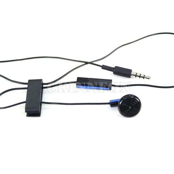 PS4 헤드폰에 대 한 에 대 한 마이크 ON/OFF 제어와 100 개/몫 3.5mm 잭 게임 컨트롤러 헤드셋 이어폰