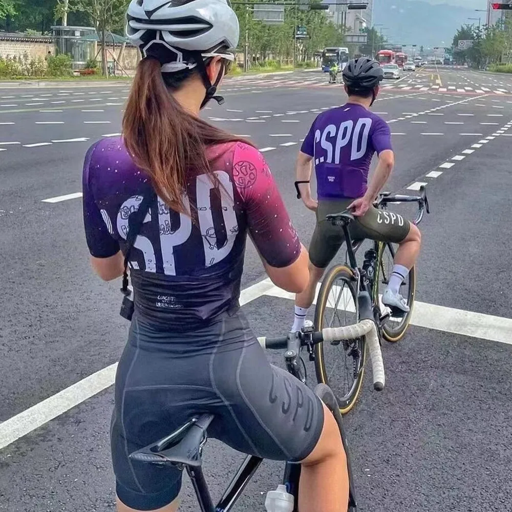 

CSPD cycling clothing summer women bike jersey suit maillot ciclismo pro team mtb racing bicycle apparel roadbike riding sets