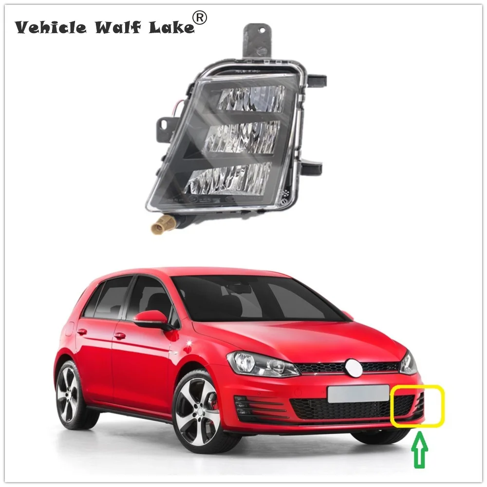 Левая БОКОВАЯ лампа для VW Golf 7 A7 MK7 GTI 2013 2014 2015 2016 2017 автомобильный Стайлинг
