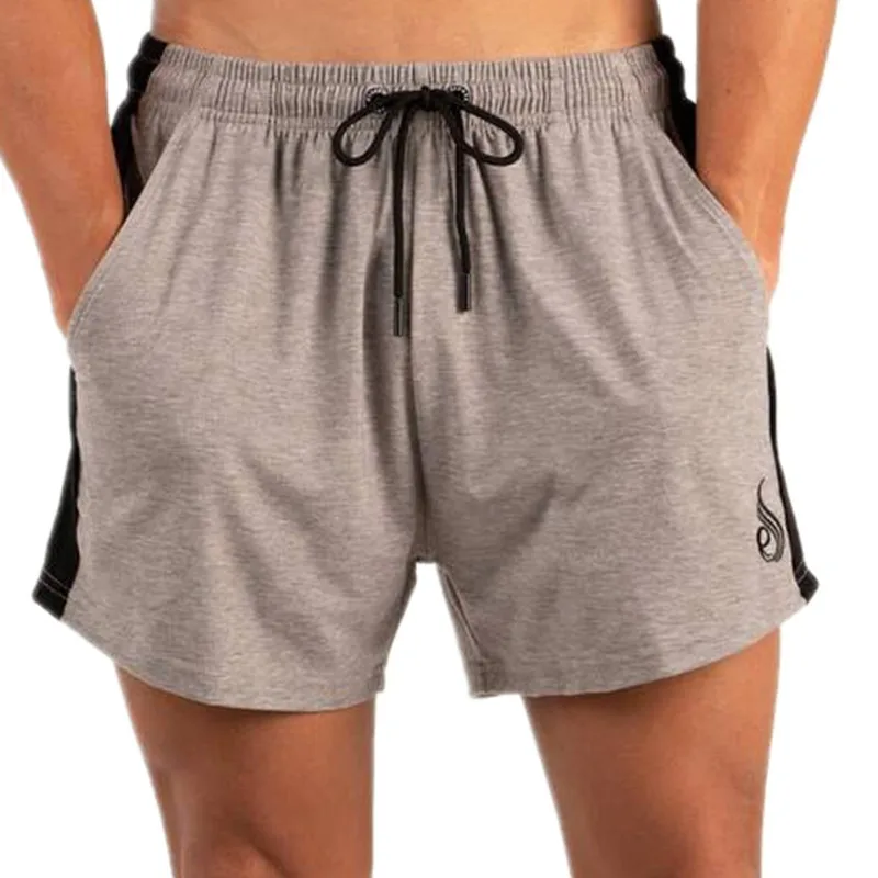 Deals 2019 Men Summer fitness Bodybuilding Shorts Joggers Quick-drying Stitching Shorts Male Fashion Casual high quality Sweatpants