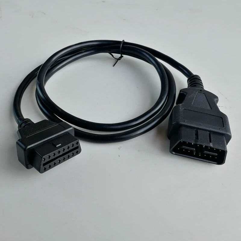 16 pin obd2 разъем 16 pin кабель-удлинитель obd2 16 pin кабель-удлинитель 1,25 м OBDII Авто разъем диагностического кабеля адаптер