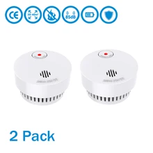 Best Price CPvan SM01 2pcs/Lot Smoke Detector 10 Years Battery Life EN14604 CE Certified Fire Alarm Home Secuity Alarm System Rookmeler Best Price CPvan SM01 2pcs/Lot Smoke Detector 10 Years Battery Life EN14604 CE Certified Fire Alarm Home Secuity Alarm System Rookmeler