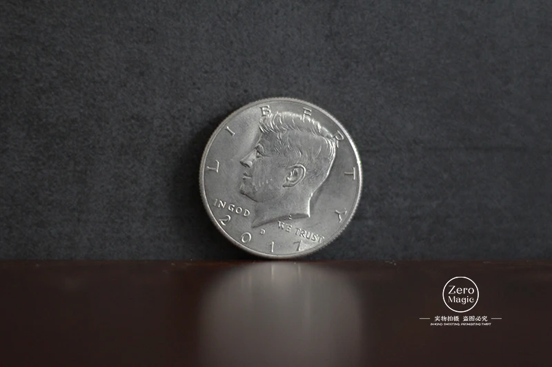 1 шт. волшебные фокусы для монет в долларах стиль копирования настоящая монета