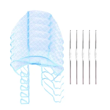 

Disposable Hair Salon Hat Barber Shop Hair Coloring Cap Hair Dye Tool Hair Dye Needle (14pcs Hair Dye Cap, 14pcs Hair Dye Needle